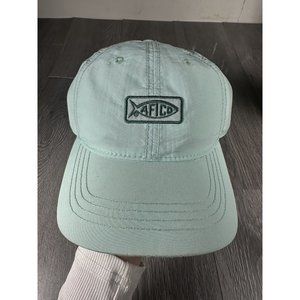 Aftco Fishing Tackle Hat Blue Outdoors Baseball Water Resistant Cap